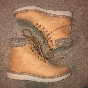 Tan boots